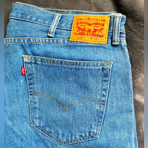 Levi’s 505 denim W4o L29 good condition - Picture 1 of 5